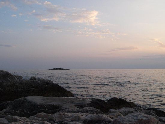 Abendstimmung an der Plava laguna.