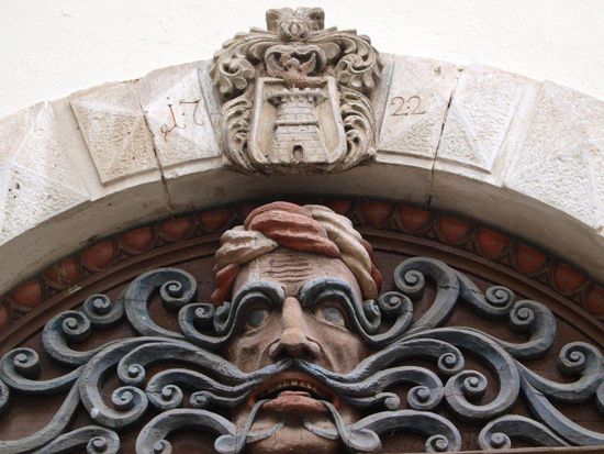 Detail an einer Tür in Lovran.