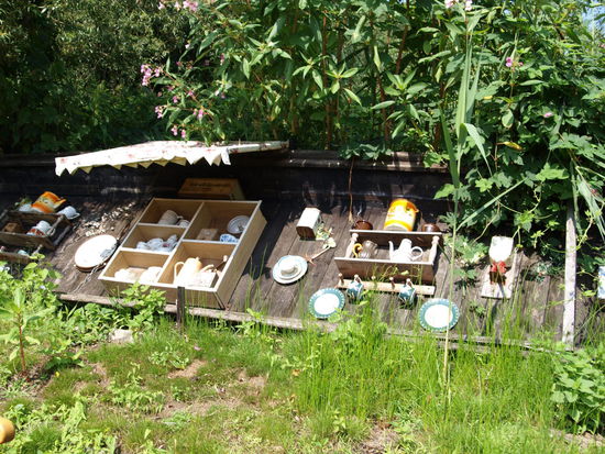 An den Ufern der Spree in Schlepzig entzücken immer wieder schöne Details.