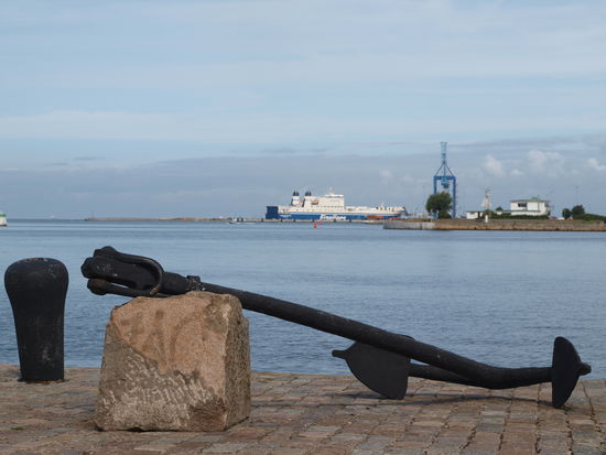 Blick in den Fährhafen von Malmö.