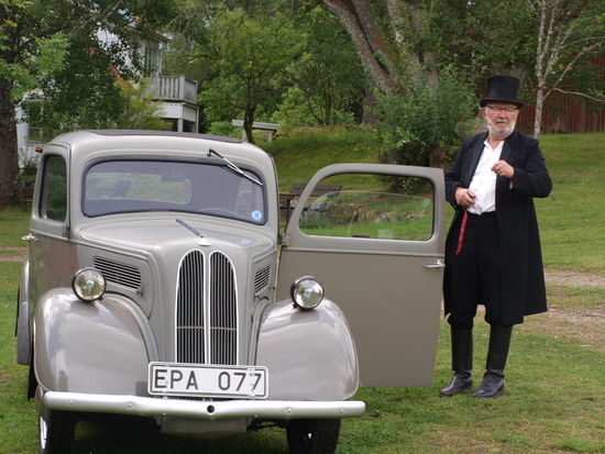 ... um den gemachten Mann aus der Neuen Welt zu begrüßen!