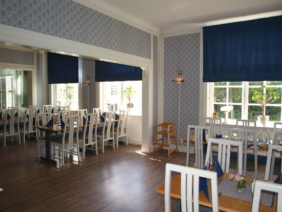 Der kleine blaue Salon ist auch nicht zu verachten.