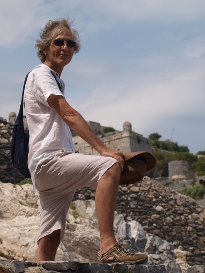 Aufstieg zur Kirche in Porto Venere.