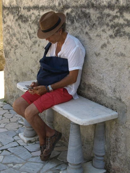 Wo es Handy-Empfang gibt, muss man ihn nutzen (und sich gedulden).