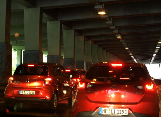 Mit geil aus Gelsenkirchen und Melanie aus Mettmann bei der Einfahrt in den Gotthard.