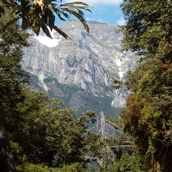 Zum Greifen nah und doch weit weg: die Berge der Garfagnana.