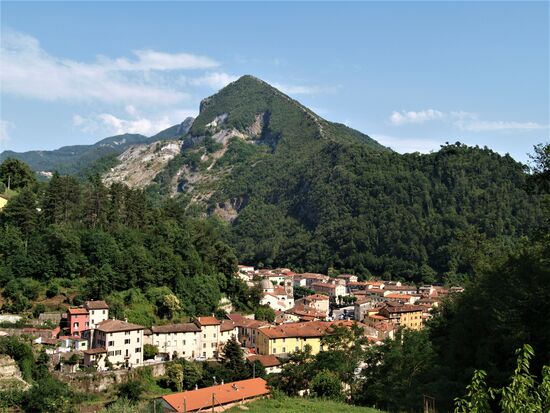 Blick auf Seravezza, diesmal von einer ganz anderen Seite aus.