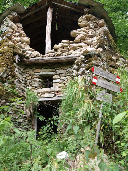 Fornace: Ein Zeugnis aus dem Leben der Kalkbrenner.