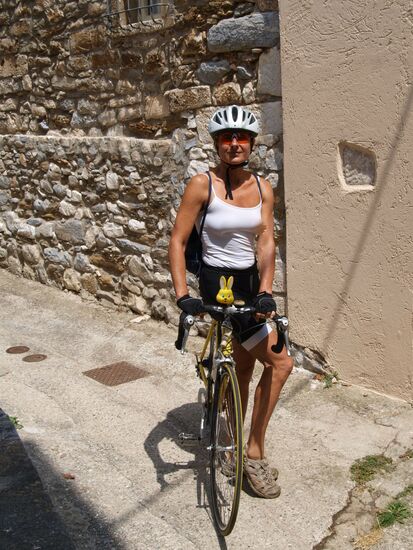 Posen und schieben, jaja ... Manchmal fahre ich aber auch.