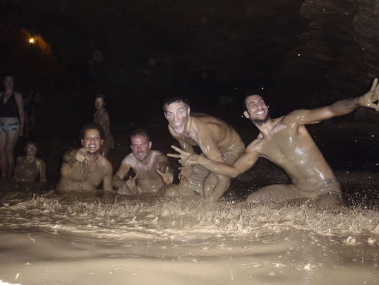 schön im Matsch suhlen....
