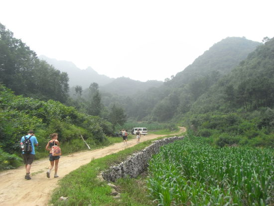 auf dem Weg zur Großen Mauer