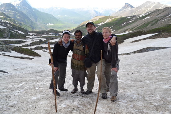 auf einem der vielen Gletscher