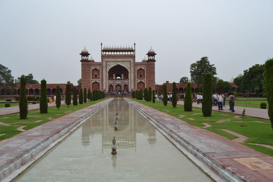Eingangstor zum Taj Mahal (Rückseite)
