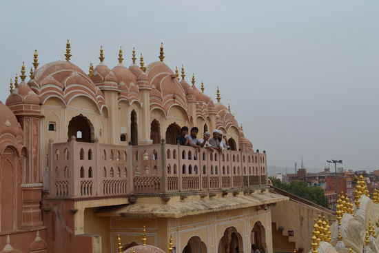 Fotomodels auf dem Hawa Mahal...