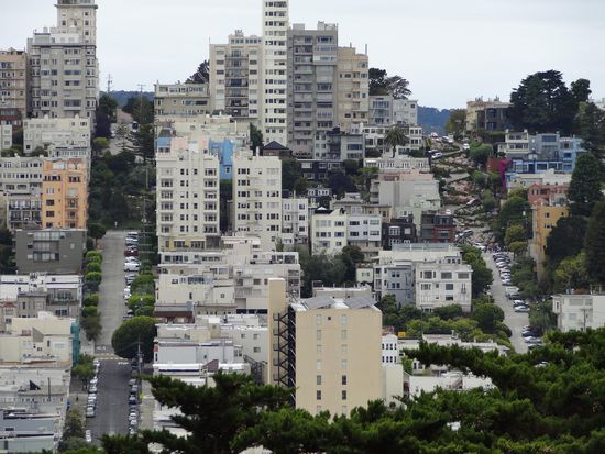 Blick vom Coit Tower (Lombardstreet)