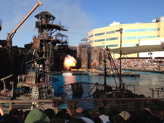 Stuntshow "Waterworld"