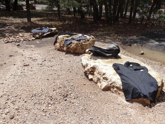 Erfolgloser Trocknungsversuch