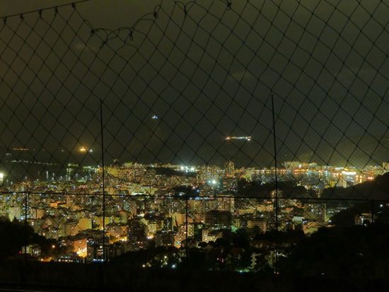 Goettliche Aussicht ueber Rio von unserer "Mission"