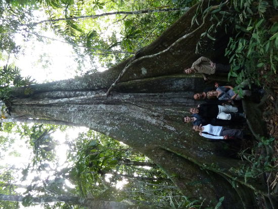 grosser Mensch ganz klein