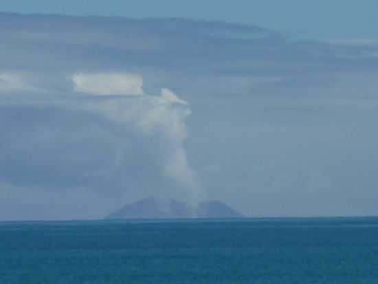 White Island, wegen dem weissem Rauch