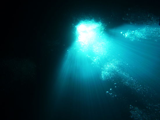 erster Blick von unten