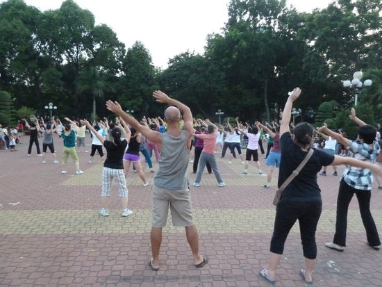 abendliche Gymnastik  