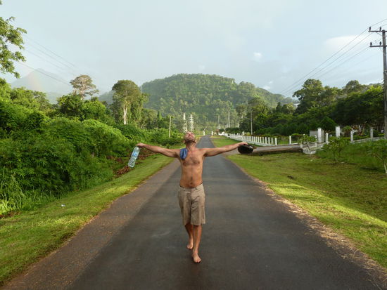 kuehlendes Nass von oben kann so belebend wirken