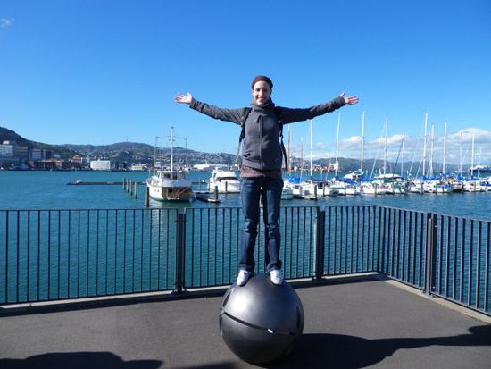 Ein "älteres" Foto... ich in Wellington
