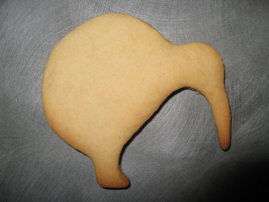 Kiwi Plätzchen mit meiner Kiwi Form 