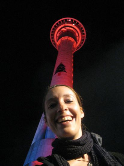 Sky Tower und ich 
1. Versuch