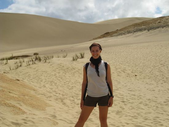 Sand, Sand noch mehr Sand und ich