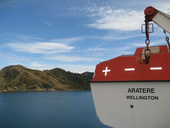 auf der Fähre nach Picton