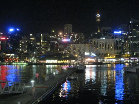 Darling Harbour am Abend