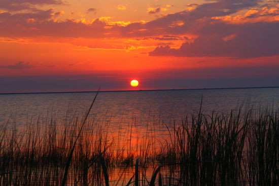 ...und der atemberaubende Sonnenuntergang. Einfach zu stressig...