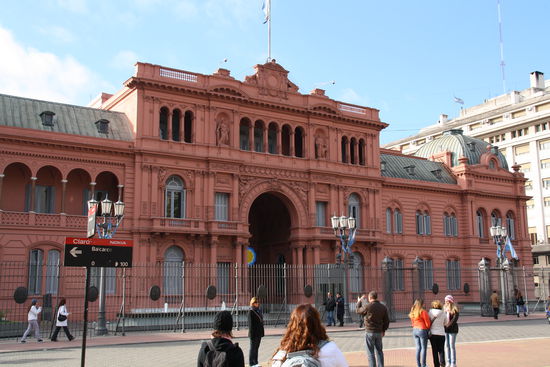 Casa Rosada ist der argentinische Präsidentenpalast.