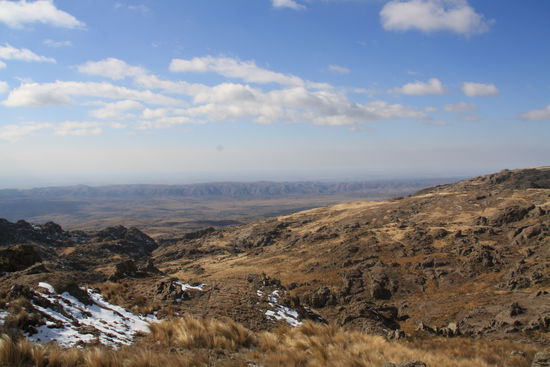 Der Schnee links zeigt wie kalt es wirklich war...
