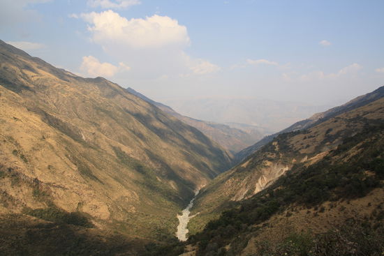 Der Start. Hier ungefaehr 3 Stunden von Mollepata.