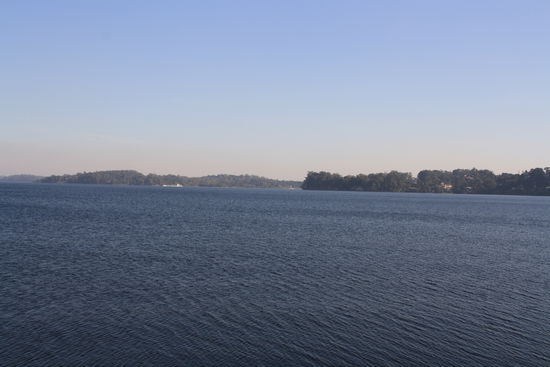 Der oben genannte riesige See mitten in Sao Paulo.