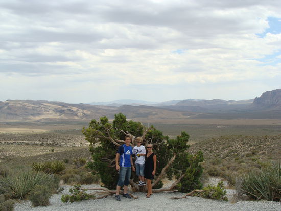 Bild des Tages 1: Die Familie im Red Rock Canyon