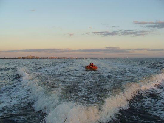 Dean auf der Drunkin´Tubin´vor Ft Myers.
