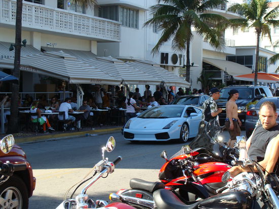 Der zum Leben erweckte Ocean Drive.