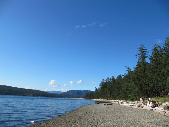 Quadra Island bei Sonnenschein...