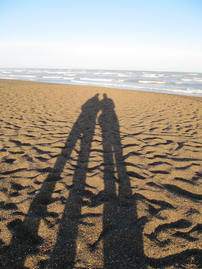 Der praktisch menschenleere Strand in Playa Union.