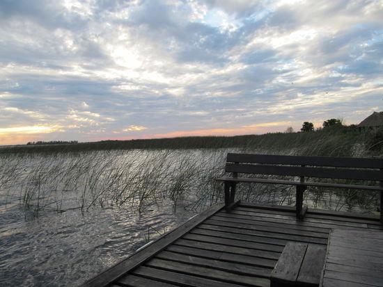 Abendstimmung auf der Posada.