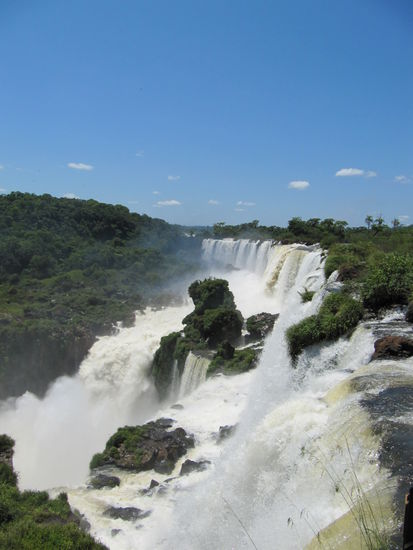 Wässerfälle von oben.