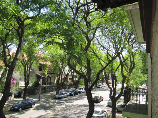 Sicht aus dem Badezimmer in Pocitos