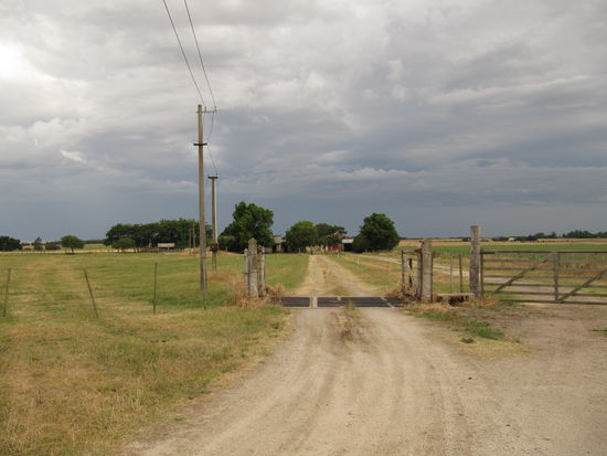 Eingang zum Farmgrundstück in Juan Lacaze
