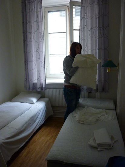 Unser Zimmer im Best City Hostel