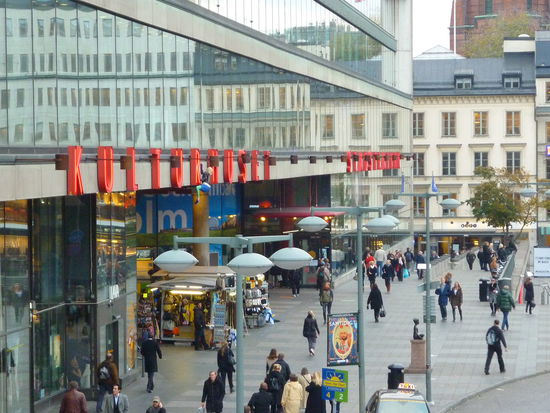 Am Kulturhuset in Stockholm