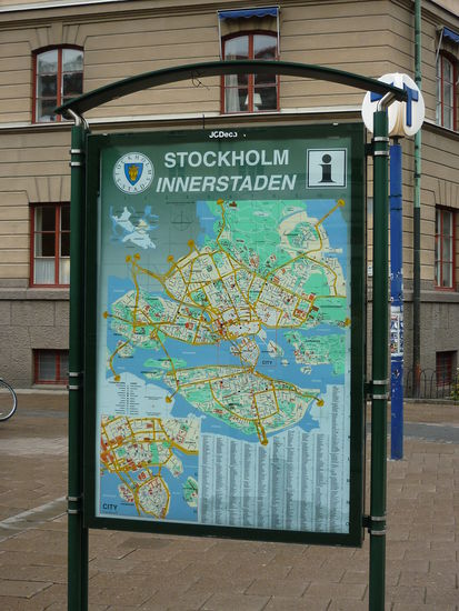 Damit wir auch wissen wo wir sind.